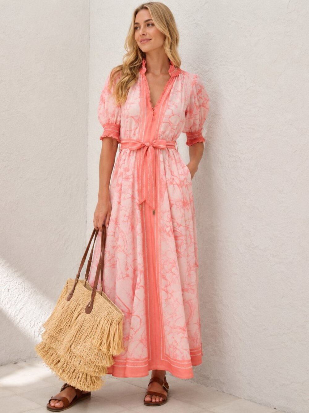 Zimmermann Indra Swing Maxi Dress Size 0